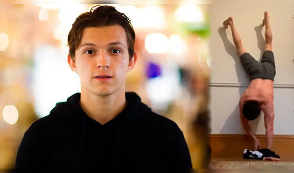 Tom Holland cumple difícil reto. Foto: Instagram