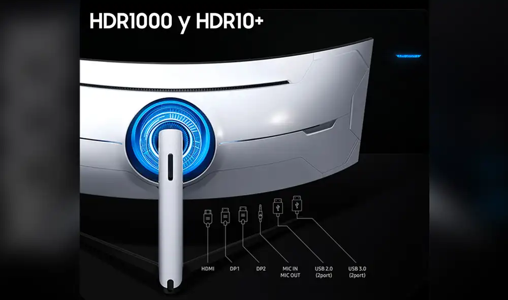 Cuenta con una luz Infinity Core Lighting que permite 52 colores diferentes. Foto: Samsung Cuenta con una luz Infinity Core Lighting que permite 52 colores diferentes. Foto: Samsung