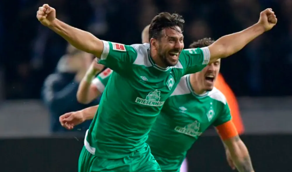 Gol de Claudio Pizarro con Werder Bremen entre los mejores del 2019.