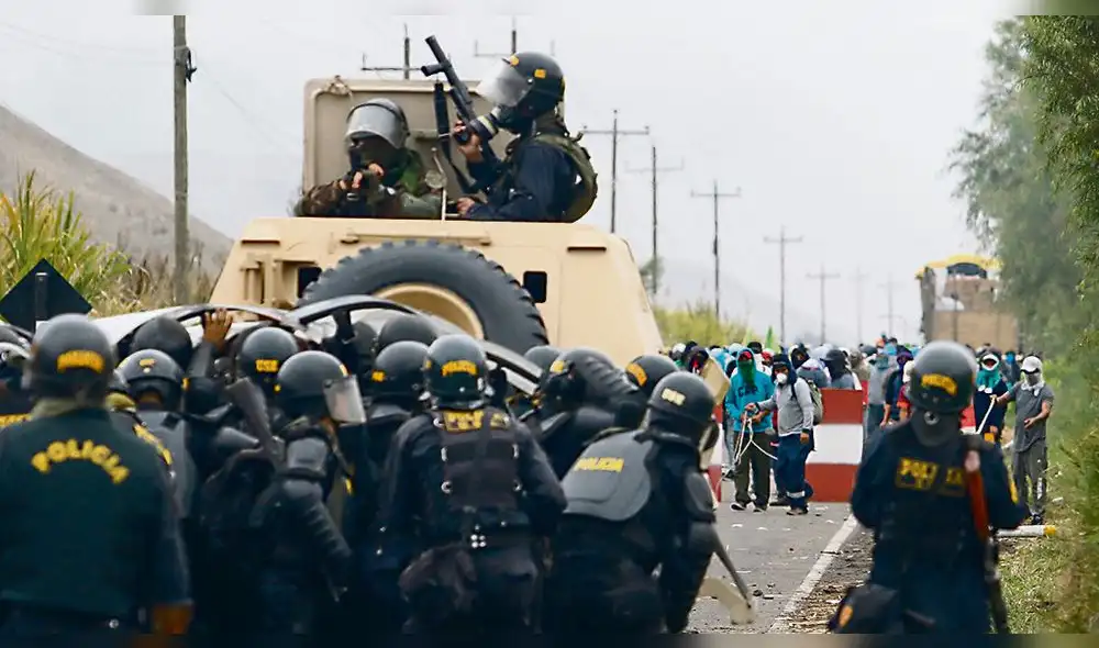Tiempo. Los policías ya llevan más de 80 días en el valle.