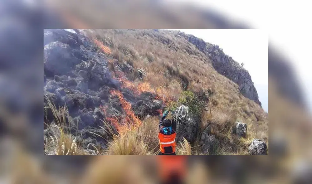 Otro incendio forestal en Apurímac afectó terrenos con cobertura natural. Otro incendio forestal en Apurímac afectó terrenos con cobertura natural.