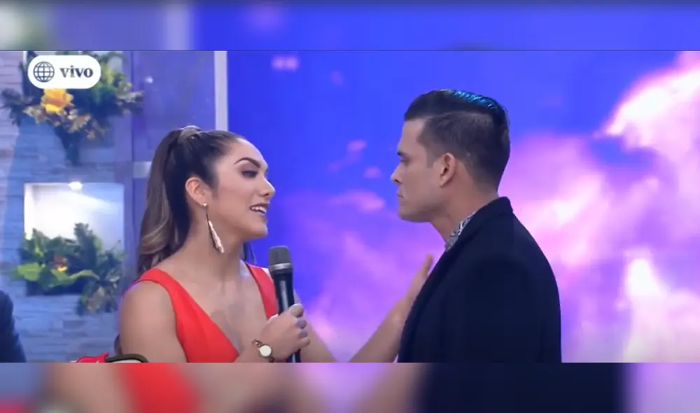 Isabel Acevedo hace llorar a Christian Domínguez con revelación de embarazo Isabel Acevedo hace llorar a Christian Domínguez con revelación de embarazo