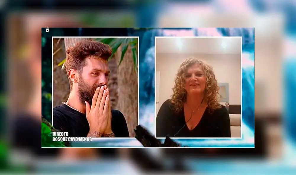 Barranco, que no esperaba la llamada de su madre, charló con ella hasta quebrarse. (Foto: Cuatro)