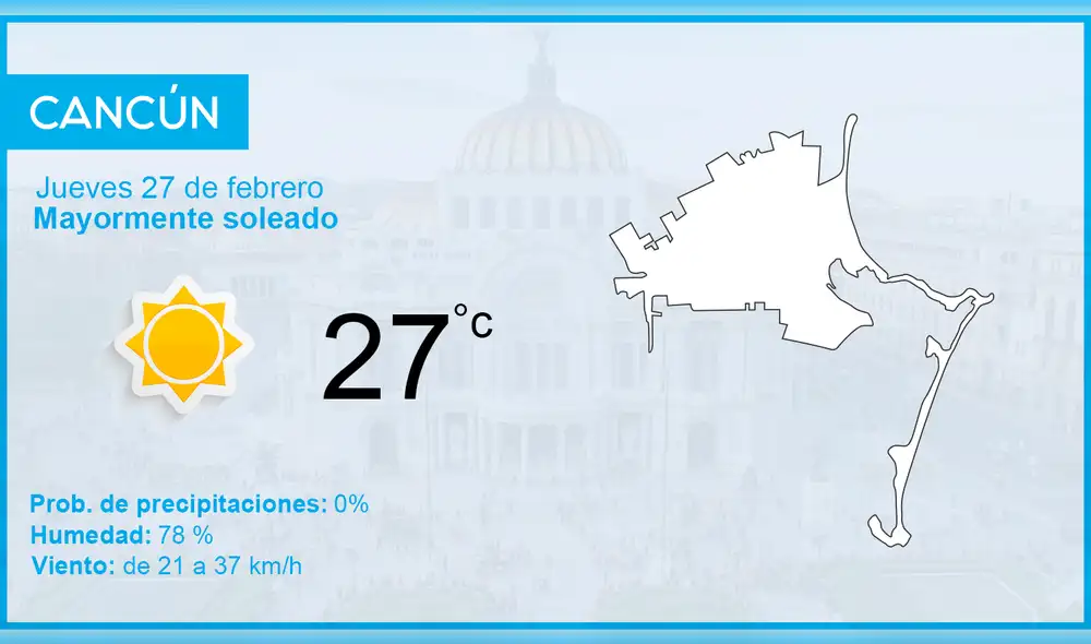 Pronóstico del tiempo: El clima en México para hoy jueves 28 de febrero de 2019