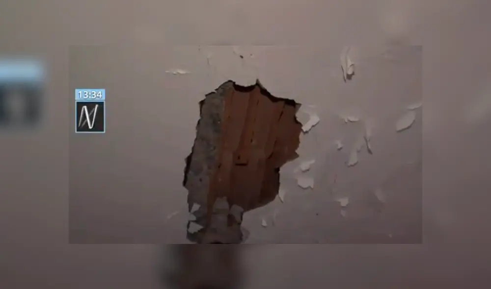 Trujillo: techo de concurrido hospital está a punto de caerse [VIDEO]