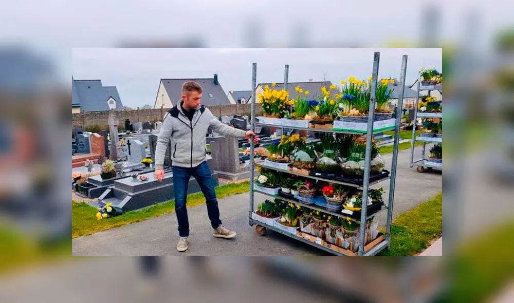 Florista decora cementerios tras el cierre de su local por el coronavirus [FOTOS]
