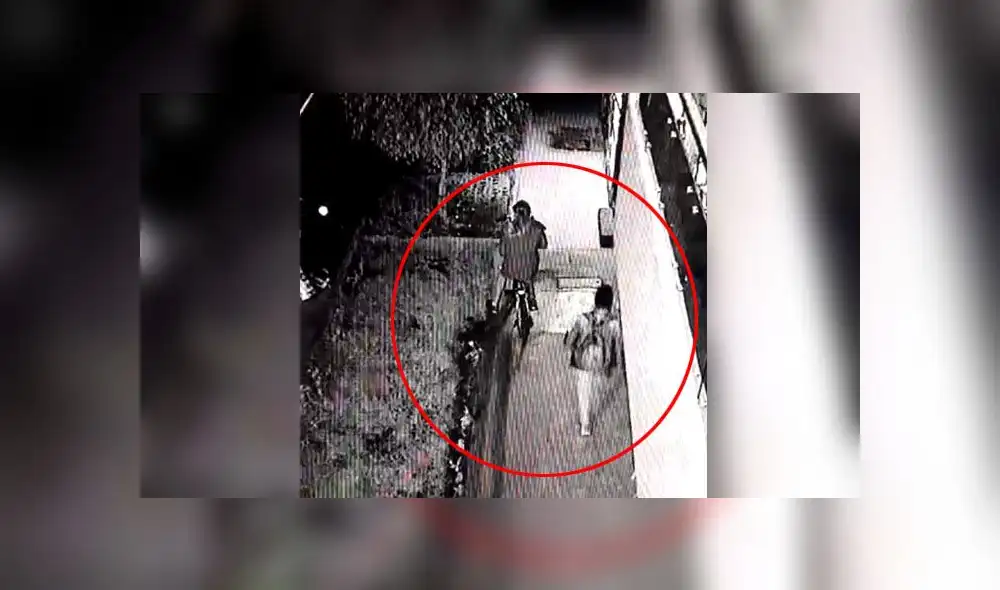 Sujeto con polera y mochila asaltó a mujer el último fin de semana en una zona donde se vendería droga. (Foto: Captura de video)