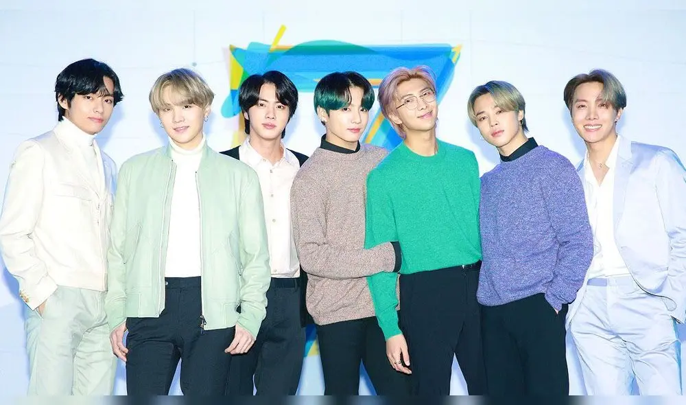 BTS en el segundo puesto. BTS en el segundo puesto.