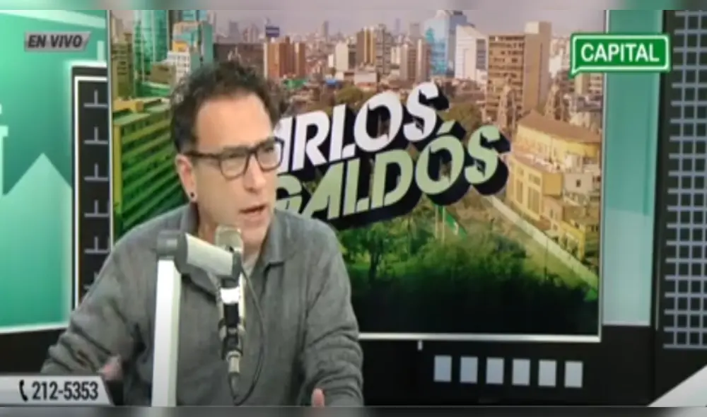 Carlos Galdós critica al Congreso de la Repúblia al asegurar que es un relleno sanitario por citar a ministros