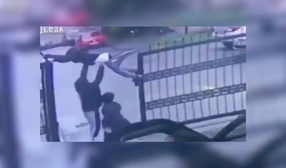 Facebook viral: Ladrón quería robar en zona residencial, pero reja eléctrica le hace 'calzón chino' [VIDEO]