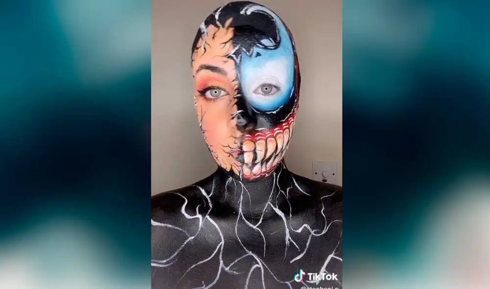 Desliza las imágenes para ver la increíble transformación que tuvo esta joven artista con ayuda del maquillaje. Foto: Captura de TikTok/stephani.p Desliza las imágenes para ver la increíble transformación que tuvo esta joven artista con ayuda del maquillaje. Foto: Captura de TikTok/stephani.p