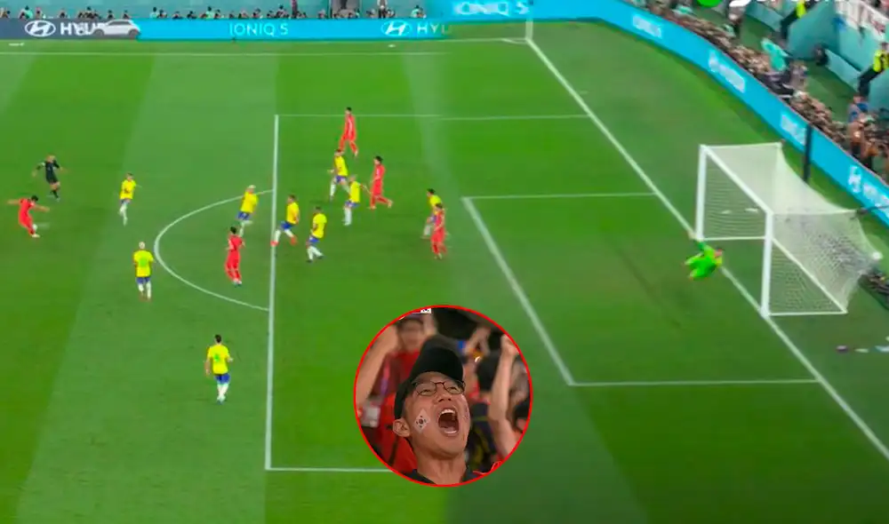 Paik Seung Ho marcó un golazo que despertó la algarabía en las tribunas. Foto: captura de DSports