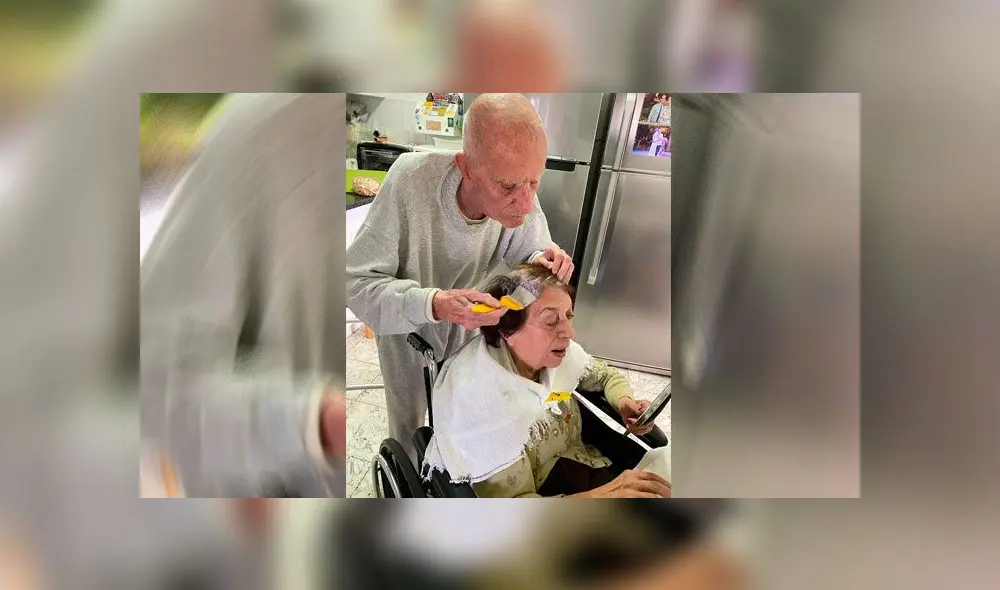 Su nieta fue quien les tomó la foto. (Fuente: Facebook) Su nieta fue quien les tomó la foto. (Fuente: Facebook)