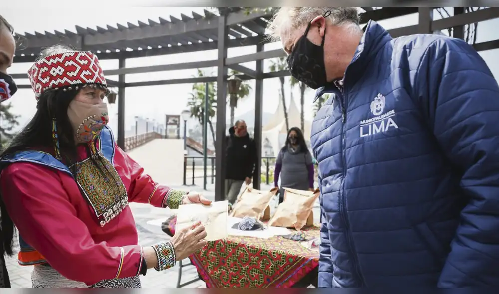 mascarillas shipibo konibo Foto: MML