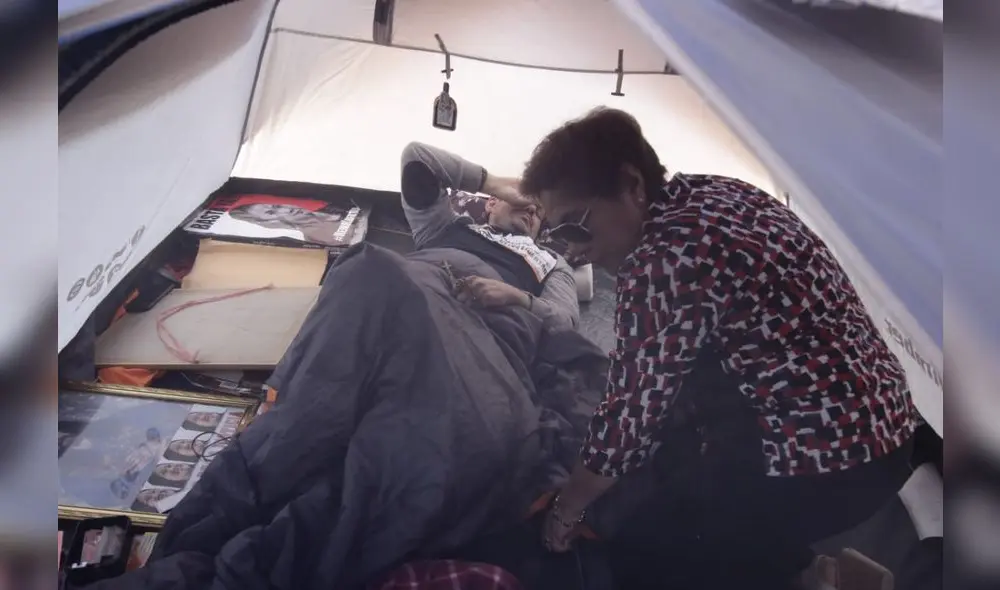 Milagros Salazar y Luz Salgado fueron a visitar a Mark Vito. Foto: John Reyes.