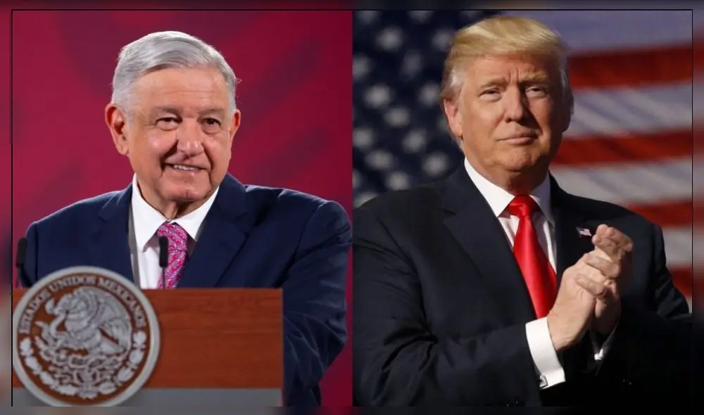 Andrés Manuel López Obrador y Donald Trump. (Foto: ADN40)