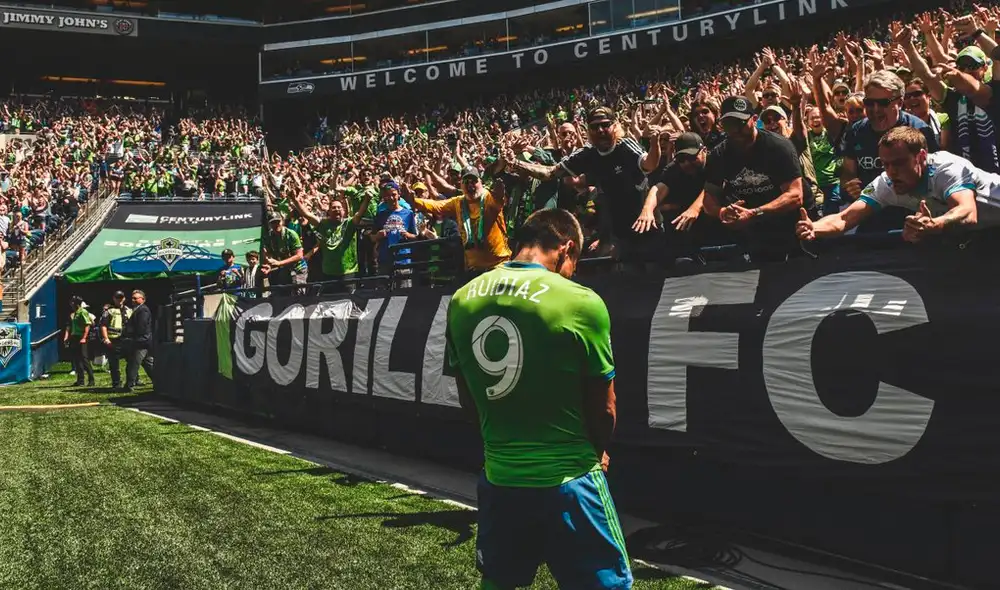 Raúl Ruidíaz sumó su séptimo gol con el Seattle Sounders en la presente temporada 2019.