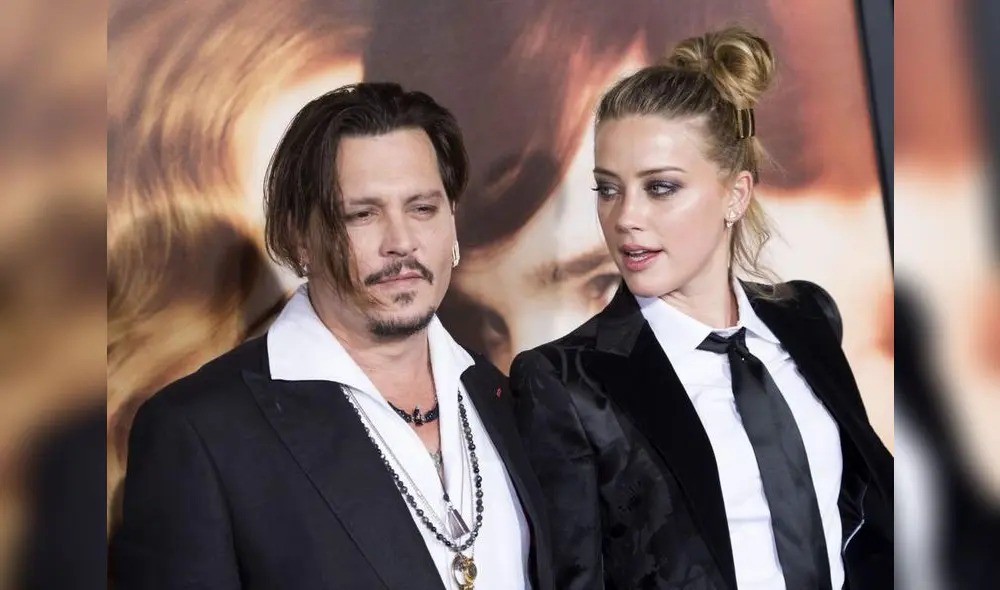 Johnny Depp y Amber Heard cuando eran esposos