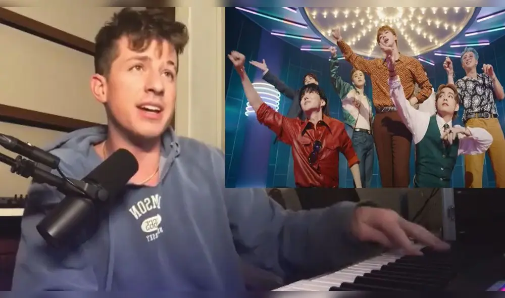 El cover de Charlie Puth a la canción "Dynamite" de BTS. Créditos: Instagram El cover de Charlie Puth a la canción "Dynamite" de BTS. Créditos: Instagram