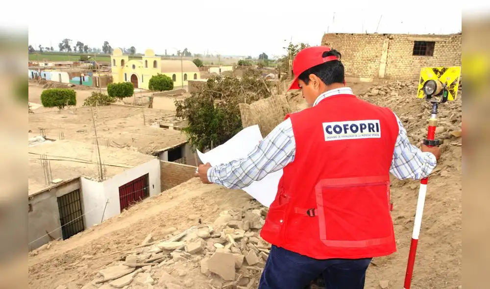 Cofopri. Foto: Difusión Cofopri. Foto: Difusión