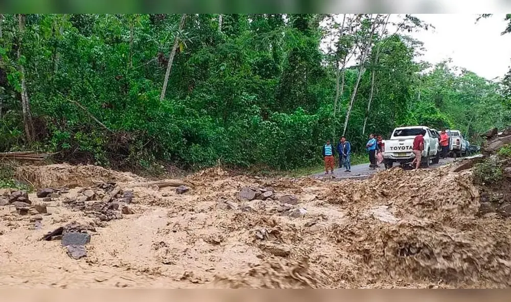 Carreteras bloqueadas por lluvias torrenciales en La Convención.