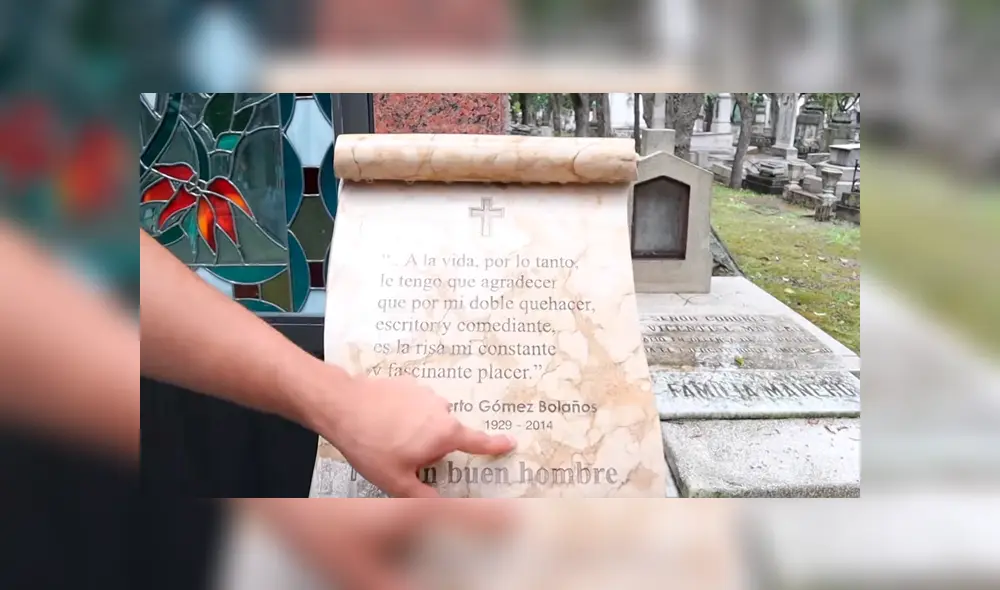 Desliza hacia la izquierda para ver el mensaje que encontró un fanático del 'Chavo del 8' en la tumba del recordador 'Chespirito'. Video es viral en YouTube. Desliza hacia la izquierda para ver el mensaje que encontró un fanático del 'Chavo del 8' en la tumba del recordador 'Chespirito'. Video es viral en YouTube.