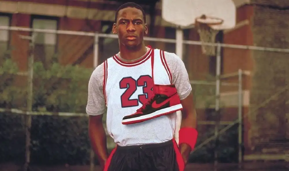 Las 'Air Jordan 1' fueron las primeras zapatillas que usó Jordan en la NBA. Foto: Twitter