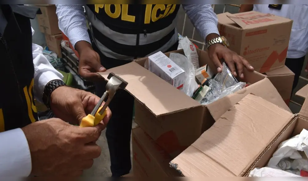 En las cajas incautadas decía “Prohibida su Venta - Estado Peruano”. En las cajas incautadas decía “Prohibida su Venta - Estado Peruano”.