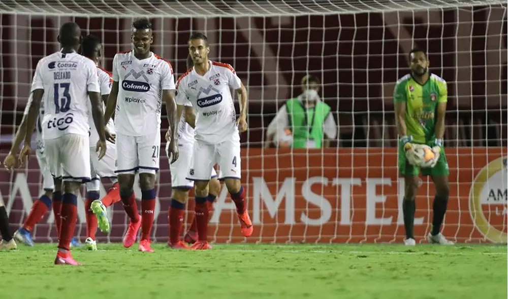 Ante Caracas, independiente de Medellín logró sus primeros tres puntos en la Copa Libertadores 2020. Foto: EFE Ante Caracas, independiente de Medellín logró sus primeros tres puntos en la Copa Libertadores 2020. Foto: EFE