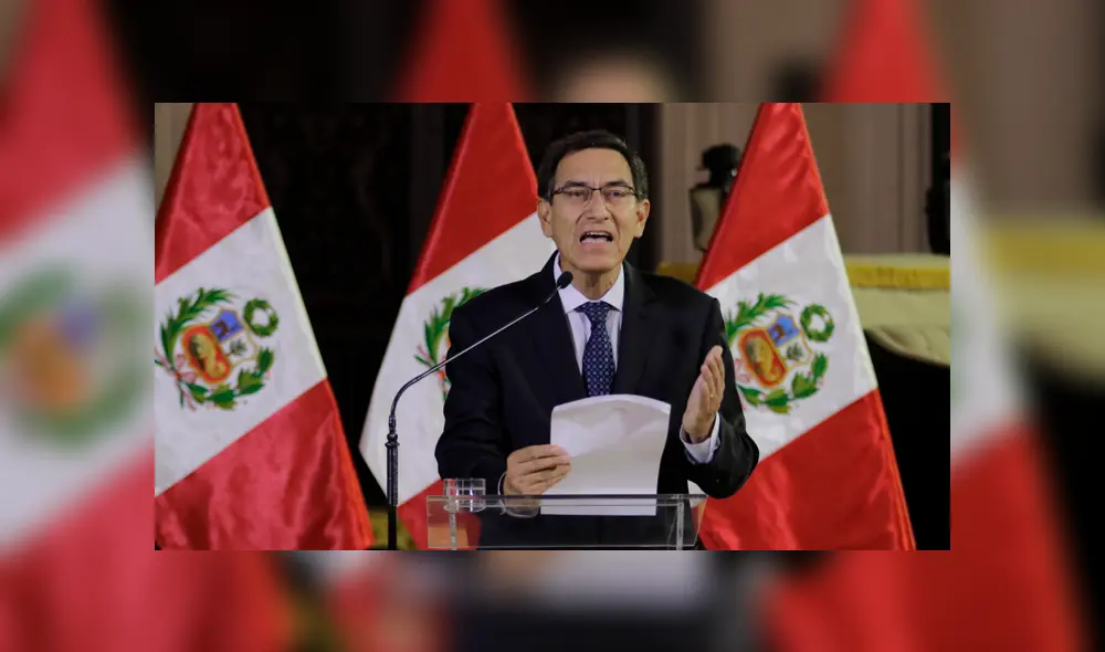 El presidente peruano Martín Vizcarra disolvió el Congreso el pasado 30 se de septiembre. Foto: La República. El presidente peruano Martín Vizcarra disolvió el Congreso el pasado 30 se de septiembre. Foto: La República.