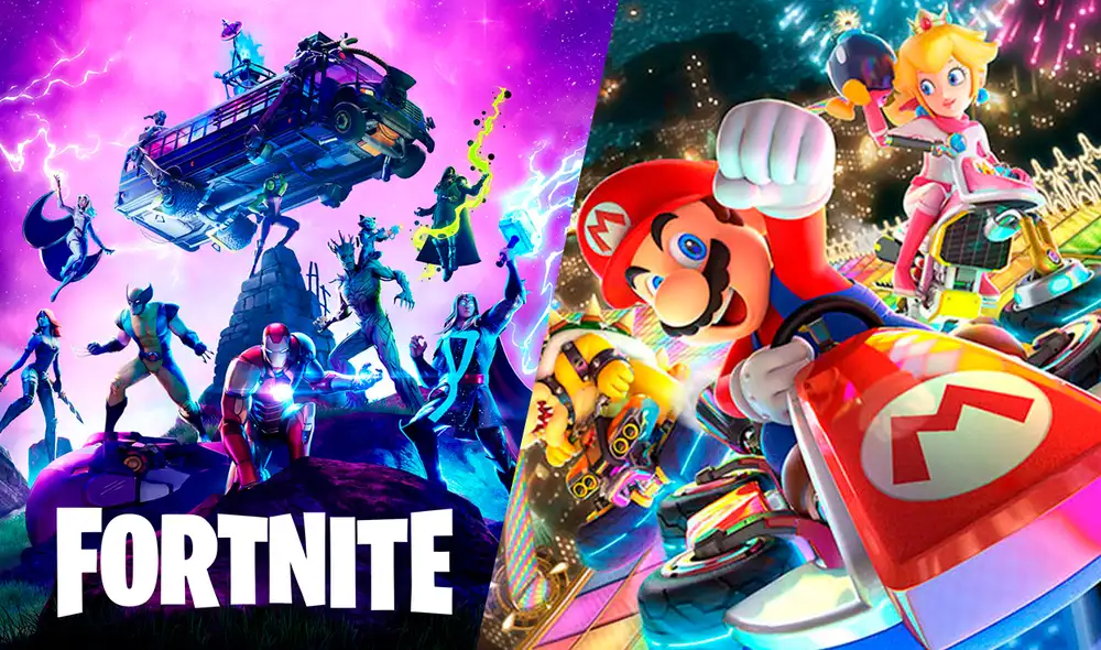 Además, de Fortnite y Mario Kart 8, en la lista también aparecen Among Us, Fall Guys, FIFA 20, entre otros. Foto composición: La República Además, de Fortnite y Mario Kart 8, en la lista también aparecen Among Us, Fall Guys, FIFA 20, entre otros. Foto composición: La República