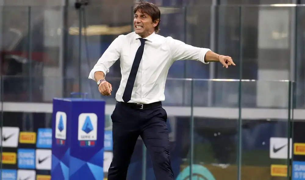 Antonio Conte disparó con todo contra los directivos del Inter de Milán. Foto: EFE.