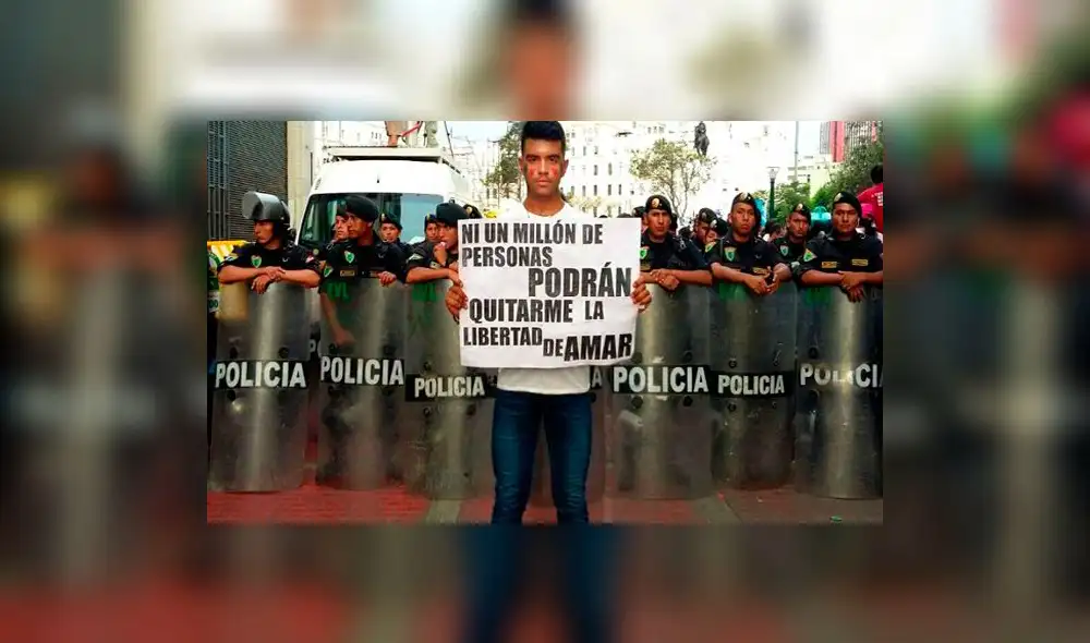 Facebook: joven denunció agresión de manifestantes de 'Con mis hijos no te metas' tras protesta pacífica