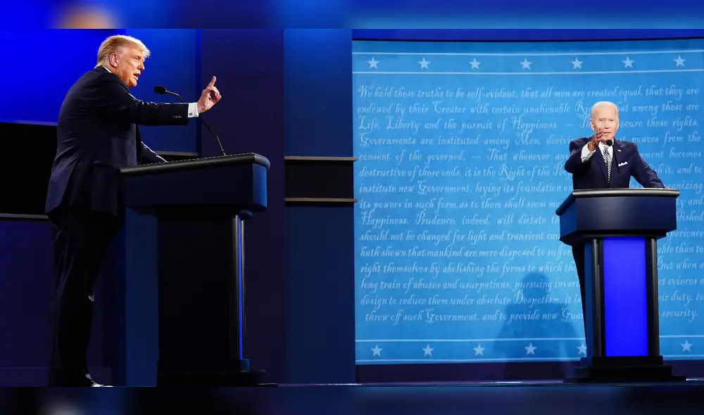 El próximo debate entre ambos candidatos se dará el 15 de octubre en Miami. Foto: EFE / JIM LO SCALZO. El próximo debate entre ambos candidatos se dará el 15 de octubre en Miami. Foto: EFE / JIM LO SCALZO.