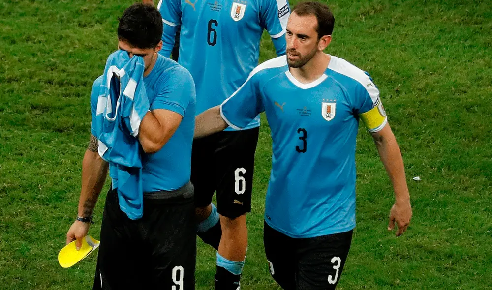 Luis Suarez lloró tras fallar el primer penal del Perú vs. Uruguay por cuartos de final de la Copa América 2019. | Foto: EFE Luis Suarez lloró tras fallar el primer penal del Perú vs. Uruguay por cuartos de final de la Copa América 2019. | Foto: EFE