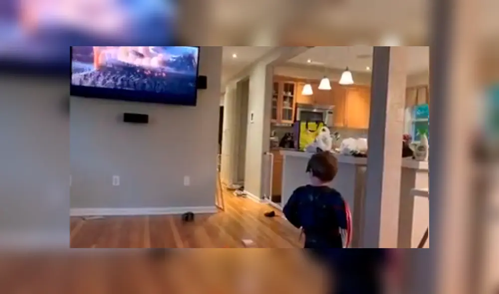 Desliza las imágenes para ver la peculiar escena que protagonizó este pequeño fan de Avengers. Fotocapturas: Nación Marvel/Facebook Desliza las imágenes para ver la peculiar escena que protagonizó este pequeño fan de Avengers. Fotocapturas: Nación Marvel/Facebook
