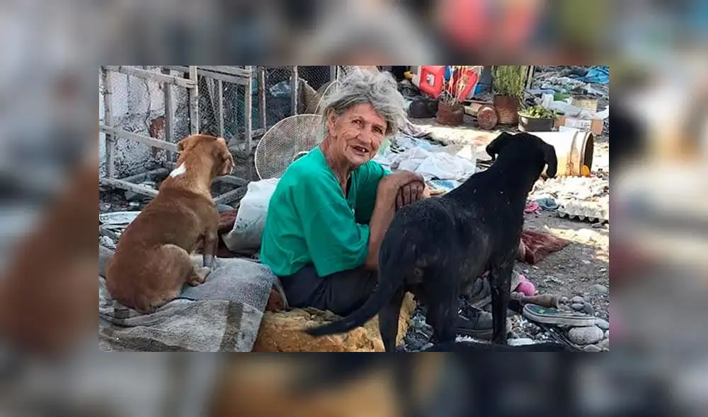Internan a anciana que vivía en un basurero: estaba desnutrida y deshidratada [FOTOS]