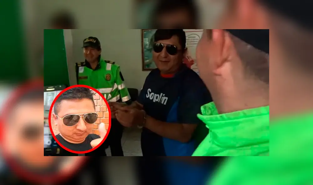 Tapir 590 participa en sketch y termina siendo enmarrocado por la policía