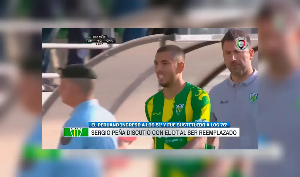Sergio Peña casi se va a los golpes con su DT tras ser cambiado en menos de 30 minutos [VIDEO]