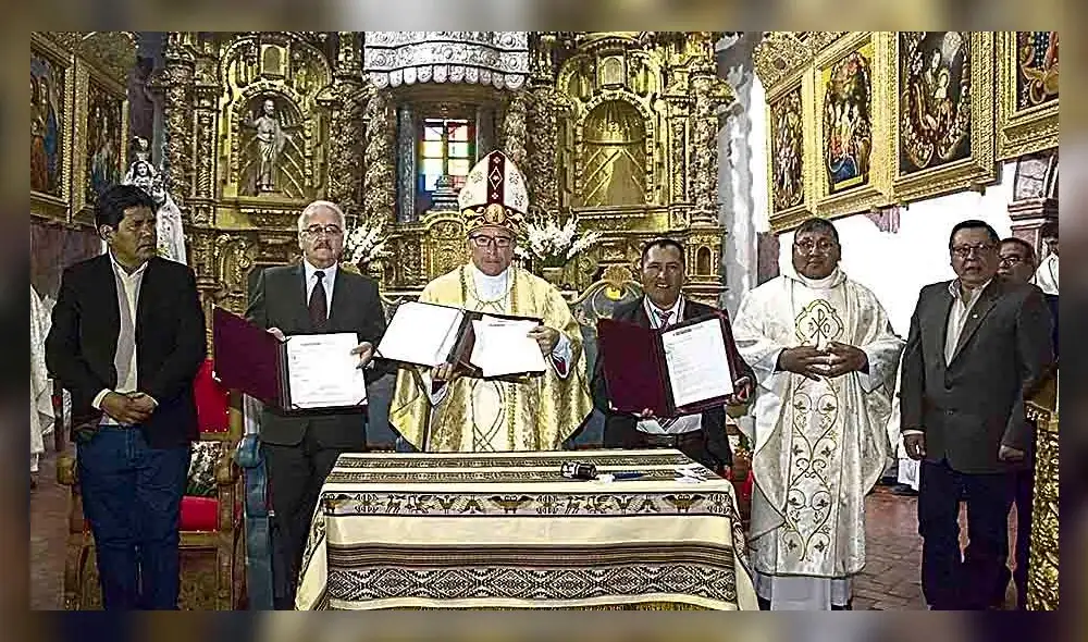 Ministerio de Cultura entregó templo restaurado en Coporaque. Ministerio de Cultura entregó templo restaurado en Coporaque.