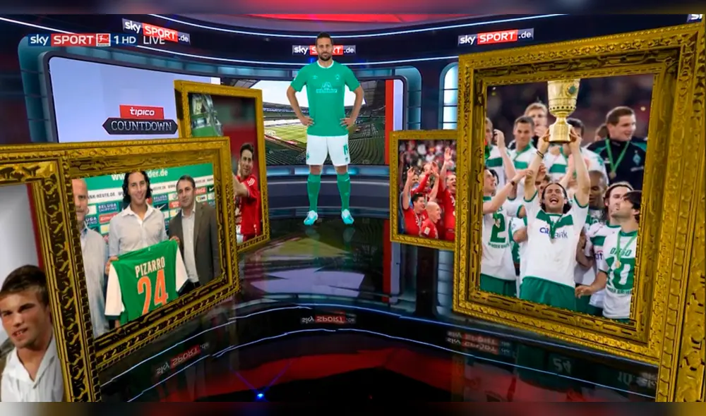 Claudio Pizarro: Sky Sports le rinde homenaje al Bombardero. Foto: AFP
