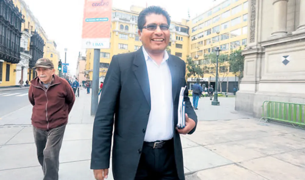 Aduviri. Está detenido, aunque mantiene un liderazgo étnico-político en el sur andino. Su reingreso a la política provoca sentimientos encontrados. Foto: Jorge Cerdán.