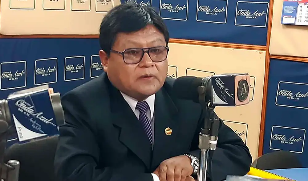 Gobernador encargado de Puno, Agustín Luque. Foto: Onda Azul.