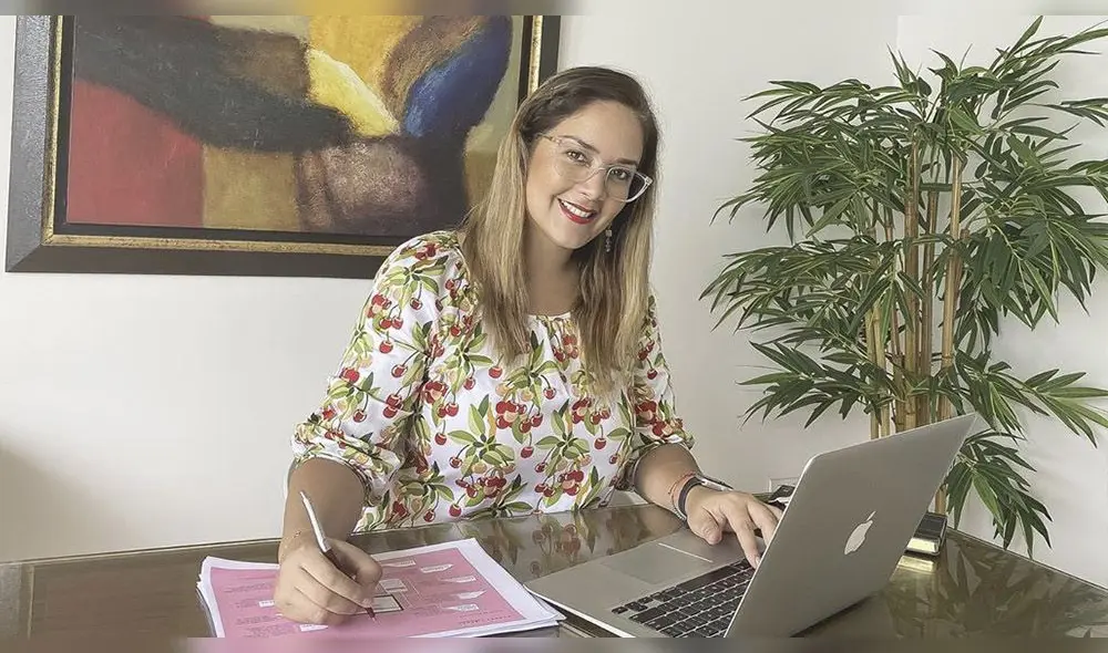 Marina Mora contenta por los cursos que lleva en cuarentena. Foto: Instagram