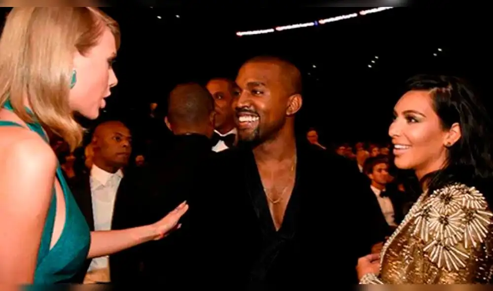 Kim Kardashian, Taylor Swift, Kanye West