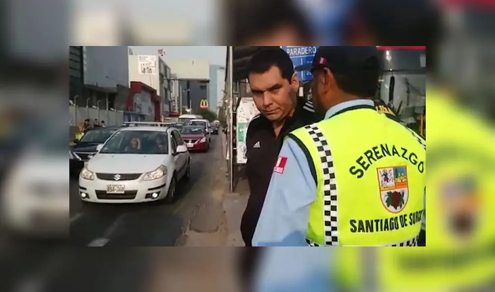 Sujeto quiso sobornar a los agentes ofreciéndoles 500 soles para que lo dejaran en libertad. (Foto: Municipalidad de Surco) Sujeto quiso sobornar a los agentes ofreciéndoles 500 soles para que lo dejaran en libertad. (Foto: Municipalidad de Surco)