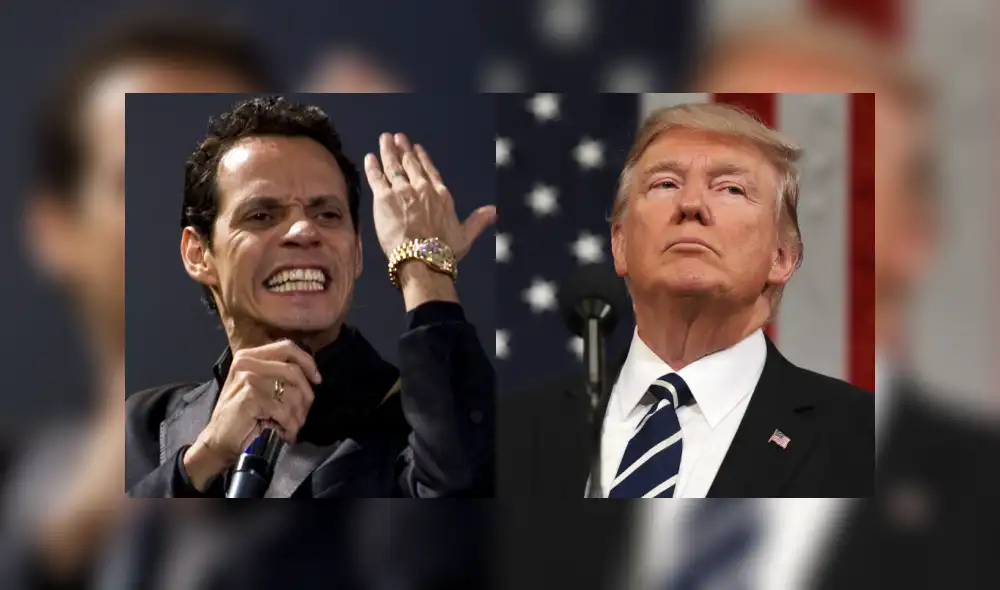 Twitter: Marc Anthony mandó callar a Donald Trump