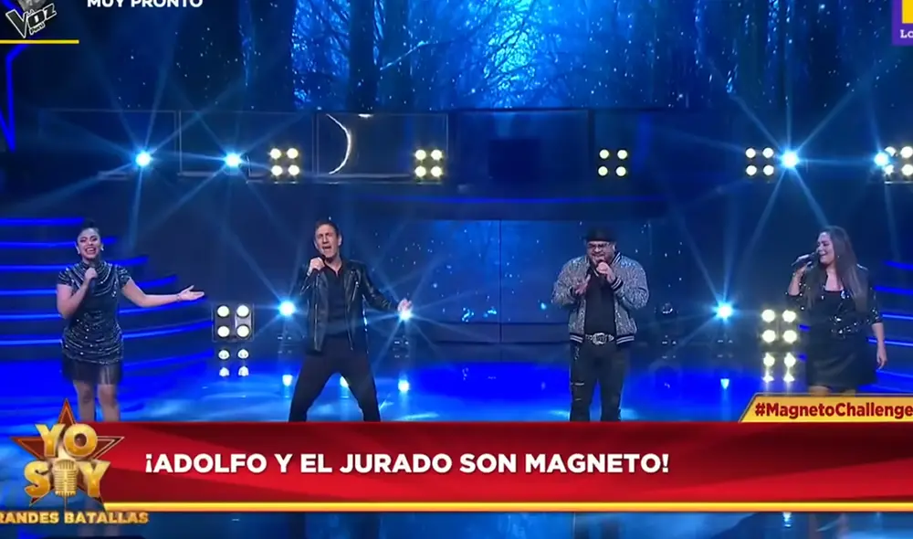Maricarmen Marín, Mauri Stern, Ángel López y Katia Palma interpretan temas de Magneto en Yo soy. Foto: captura de Latina Maricarmen Marín, Mauri Stern, Ángel López y Katia Palma interpretan temas de Magneto en Yo soy. Foto: captura de Latina