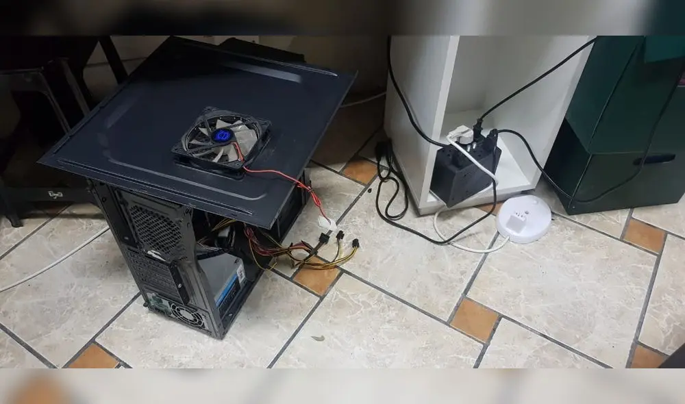 Se llevaron uno de los discos duros sin CPU. Foto: Difusión. Se llevaron uno de los discos duros sin CPU. Foto: Difusión.