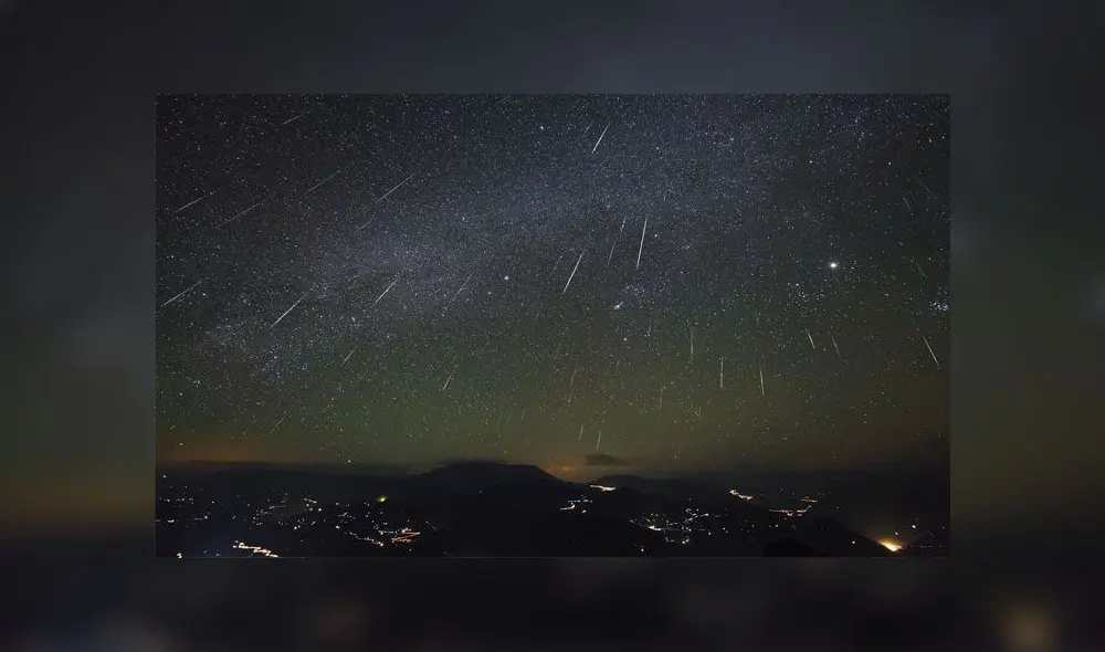La lluvia de estrellas del cometa Halley se verá mejor entre el 4 y el 6 de mayo. Imagen: NASA.
